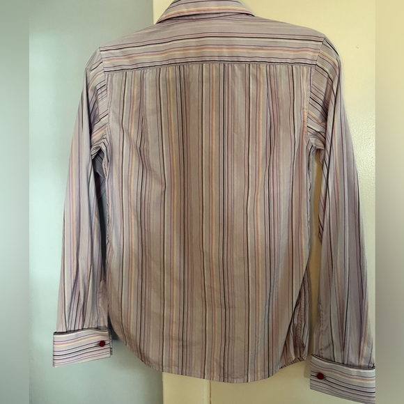 Thomas Pink purple striped button down - Picture 2 of 4